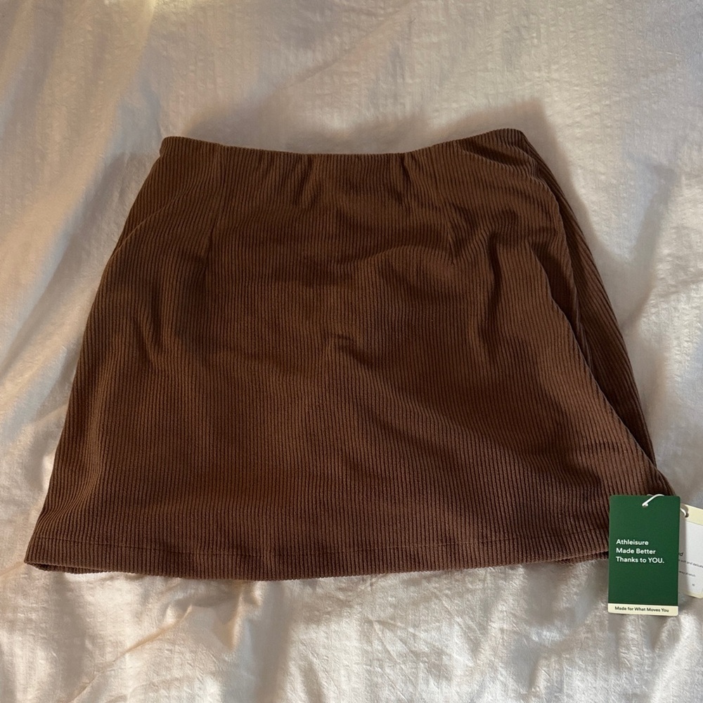 Brown Corduroy Skirt